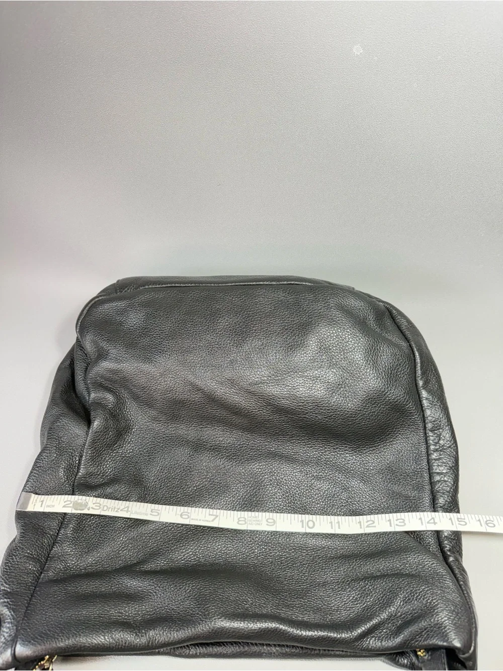 & Other Stories Black Pebbled Leather Slouchy Hobo Shoulder Bag